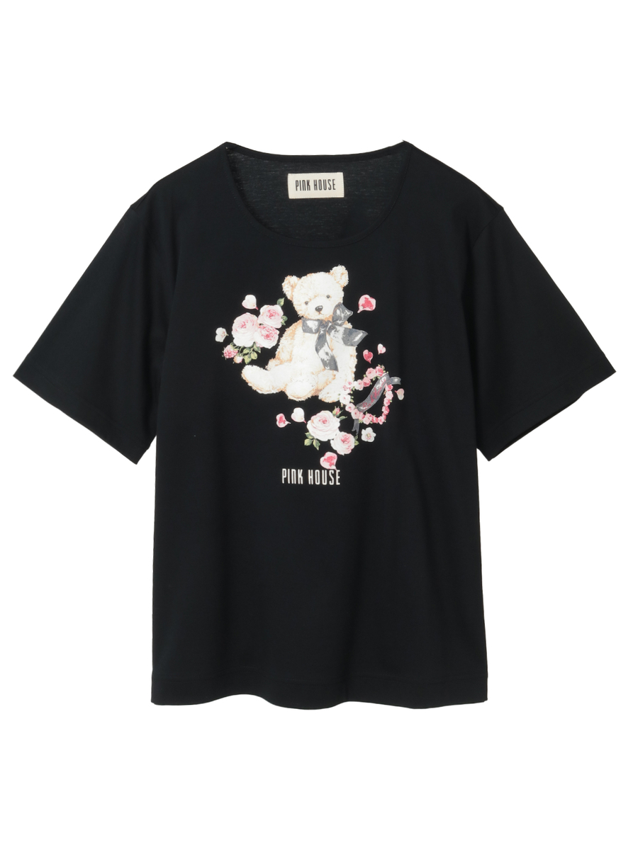 テディローズプリントカットソー 詳細画像 クロ 1