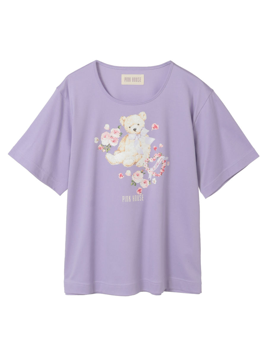 テディローズプリントカットソー 詳細画像 ラベンダー 1