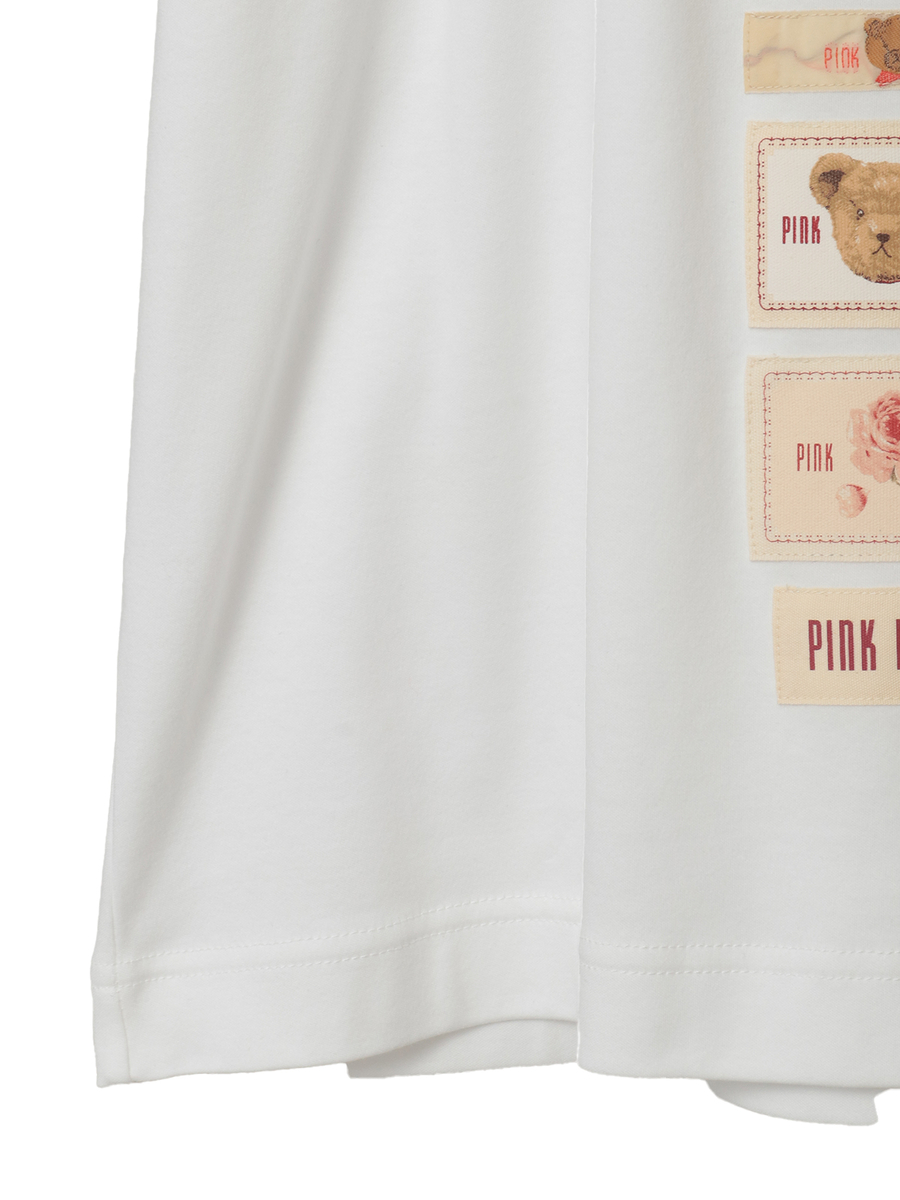 Pロゴアップリケ＆ネームワッペン使いカットソー 詳細画像 クロ 5