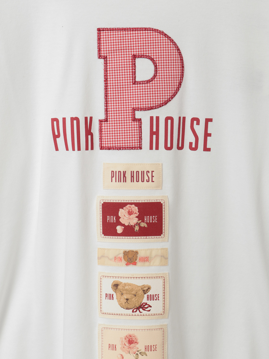 Pロゴアップリケ＆ネームワッペン使いカットソー 詳細画像 クロ 6