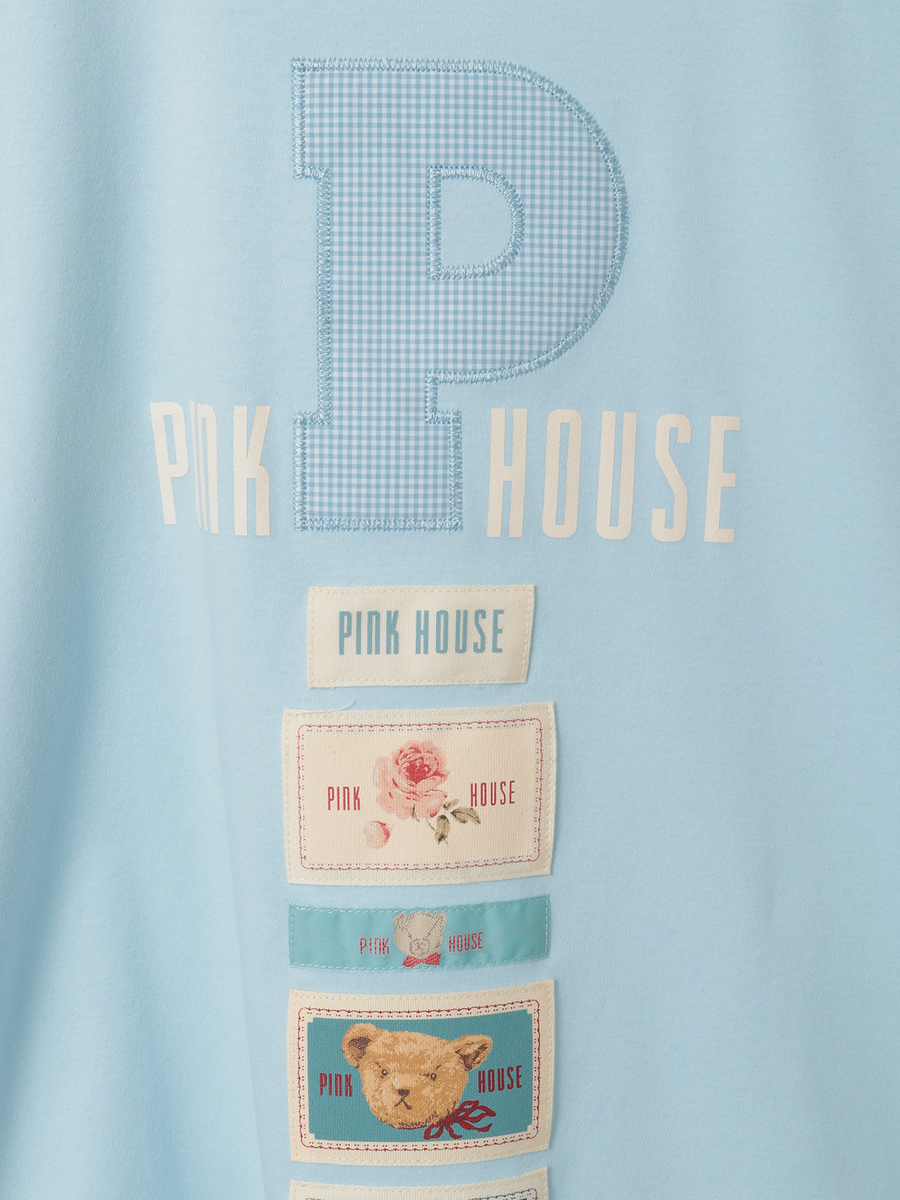 Pロゴアップリケ＆ネームワッペン使いカットソー 詳細画像 クロ 9