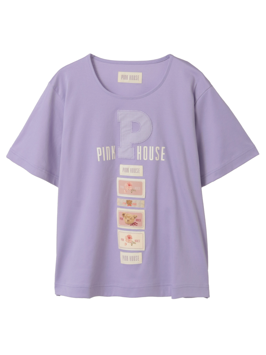 Pロゴアップリケ＆ネームワッペン使いカットソー 詳細画像 ラベンダー 1