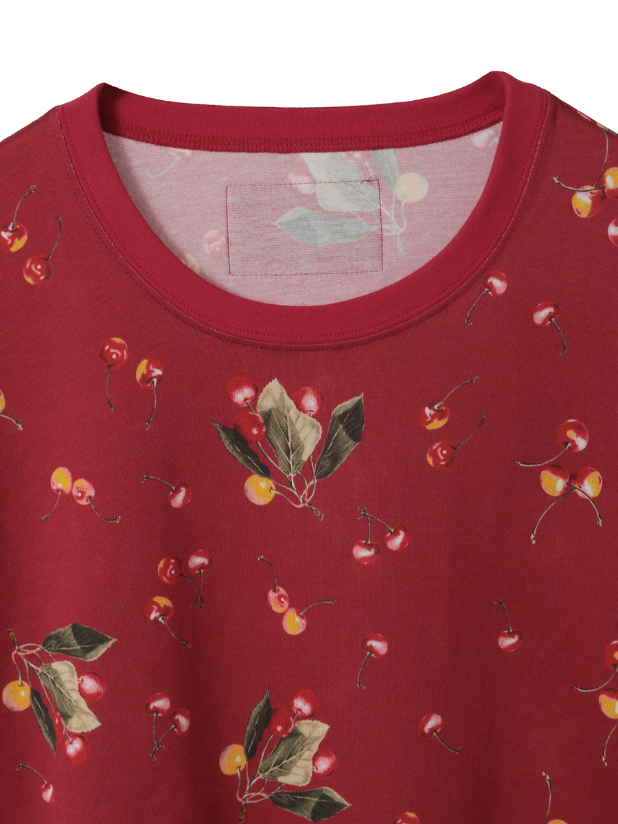 さくらんぼプリントカットソー 詳細画像 ネイビー 3