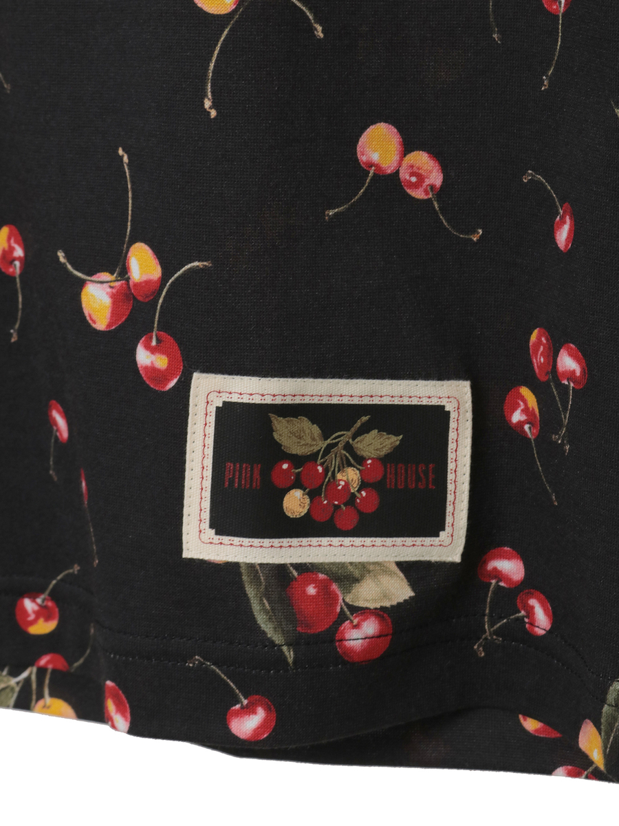 さくらんぼプリントカットソー 詳細画像 ネイビー 8