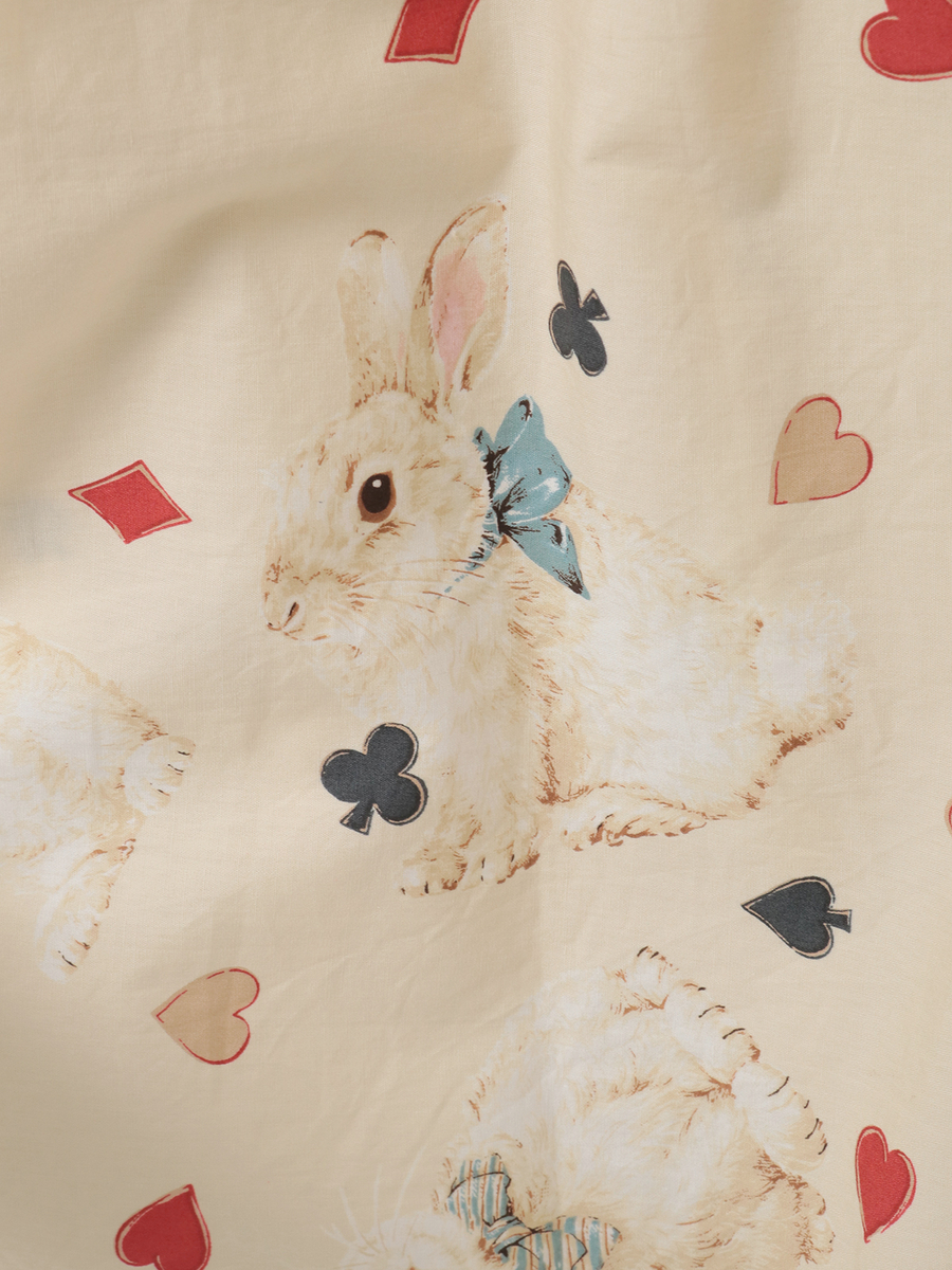 Rabbit Marchプリントワンピース 詳細画像 クロ 14