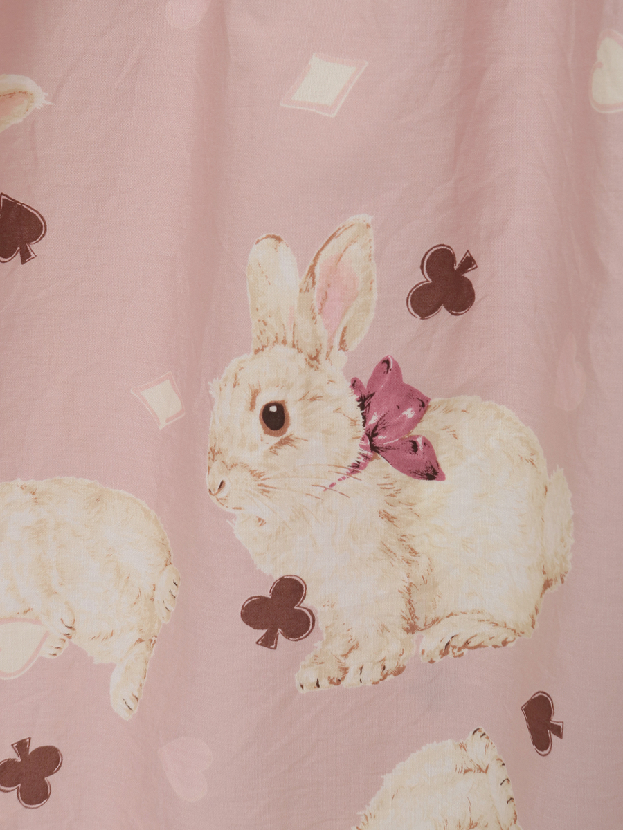 Rabbit Marchプリントワンピース 詳細画像 クロ 17