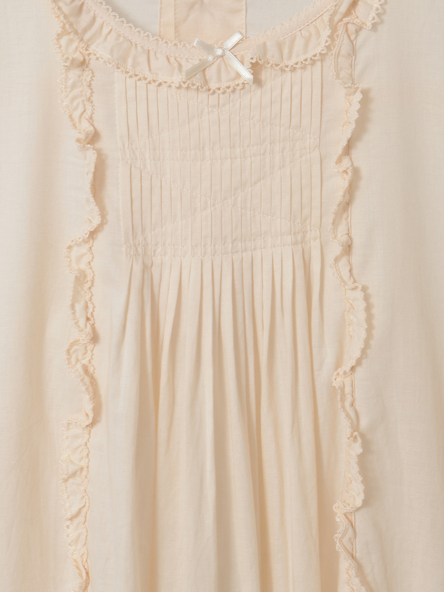 クロスステッチロゴ刺繍ワンピース 詳細画像 ベージュ 11