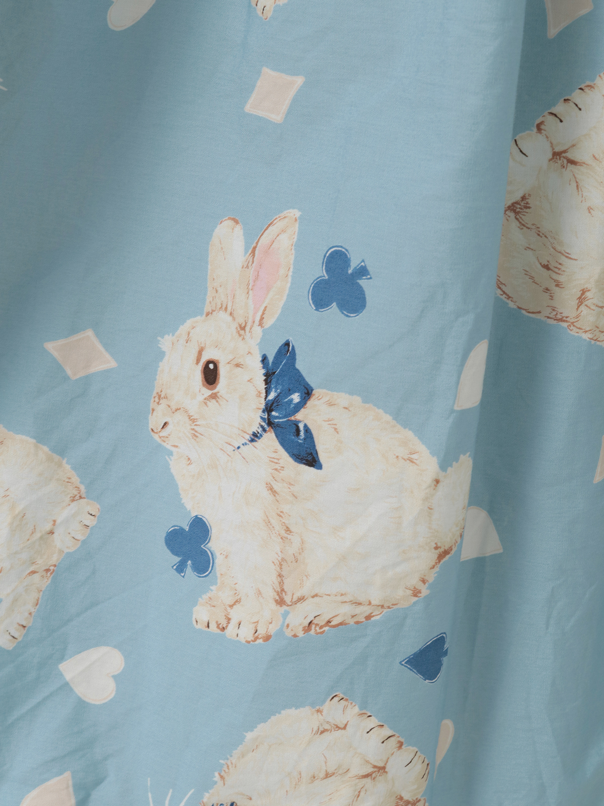 オンライン限定カラー展開あり】Rabbit Marchプリントミディワンピース