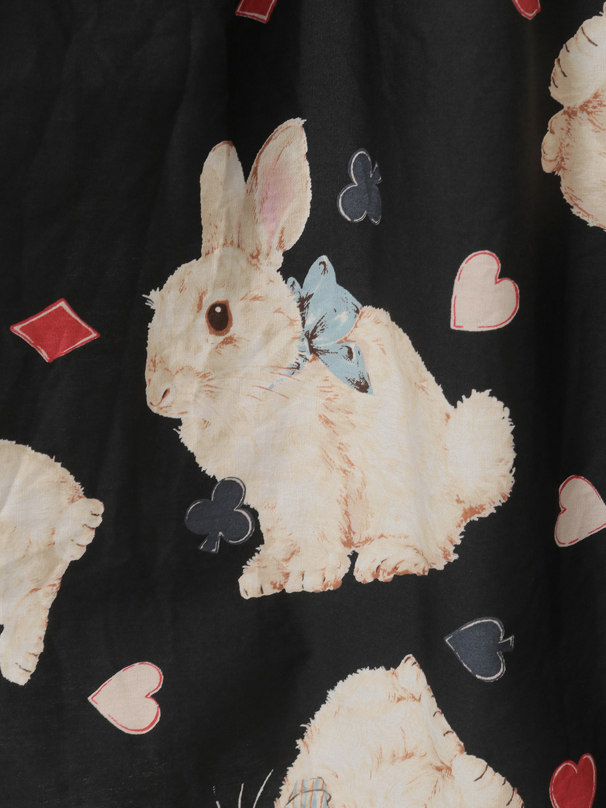 オンライン限定カラー展開あり】Rabbit Marchプリントミディワンピース