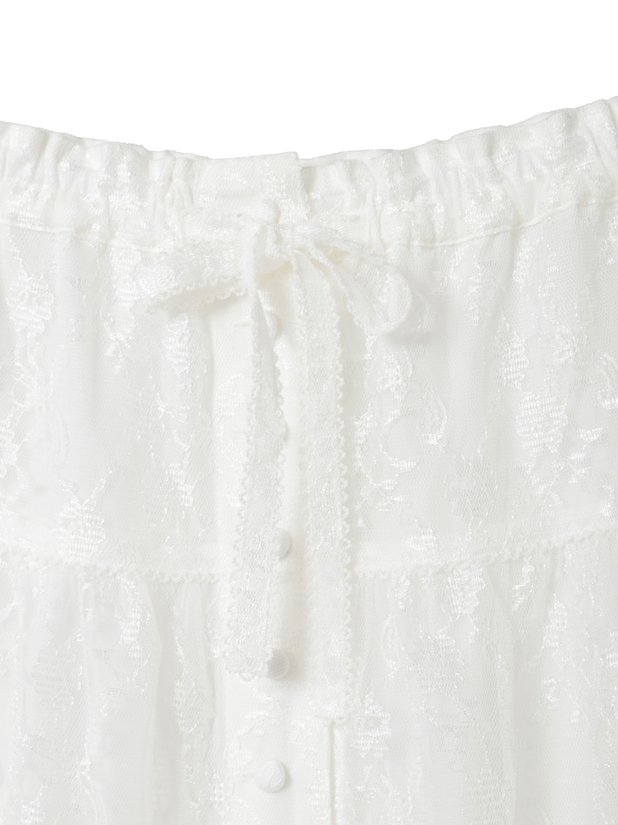 フルールラッセルレース使いスカート 詳細画像 クロ 11