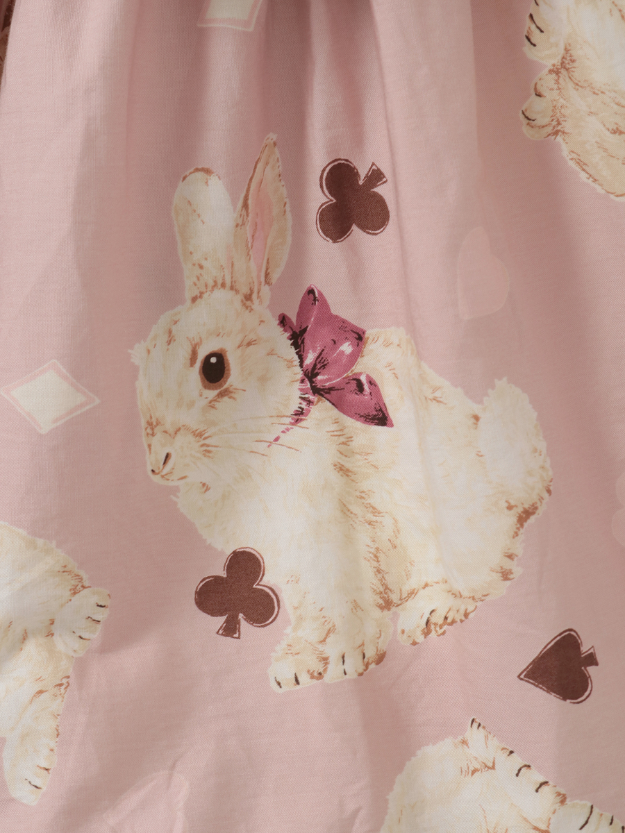 Rabbit Marchプリントスカート 詳細画像 アカ 13