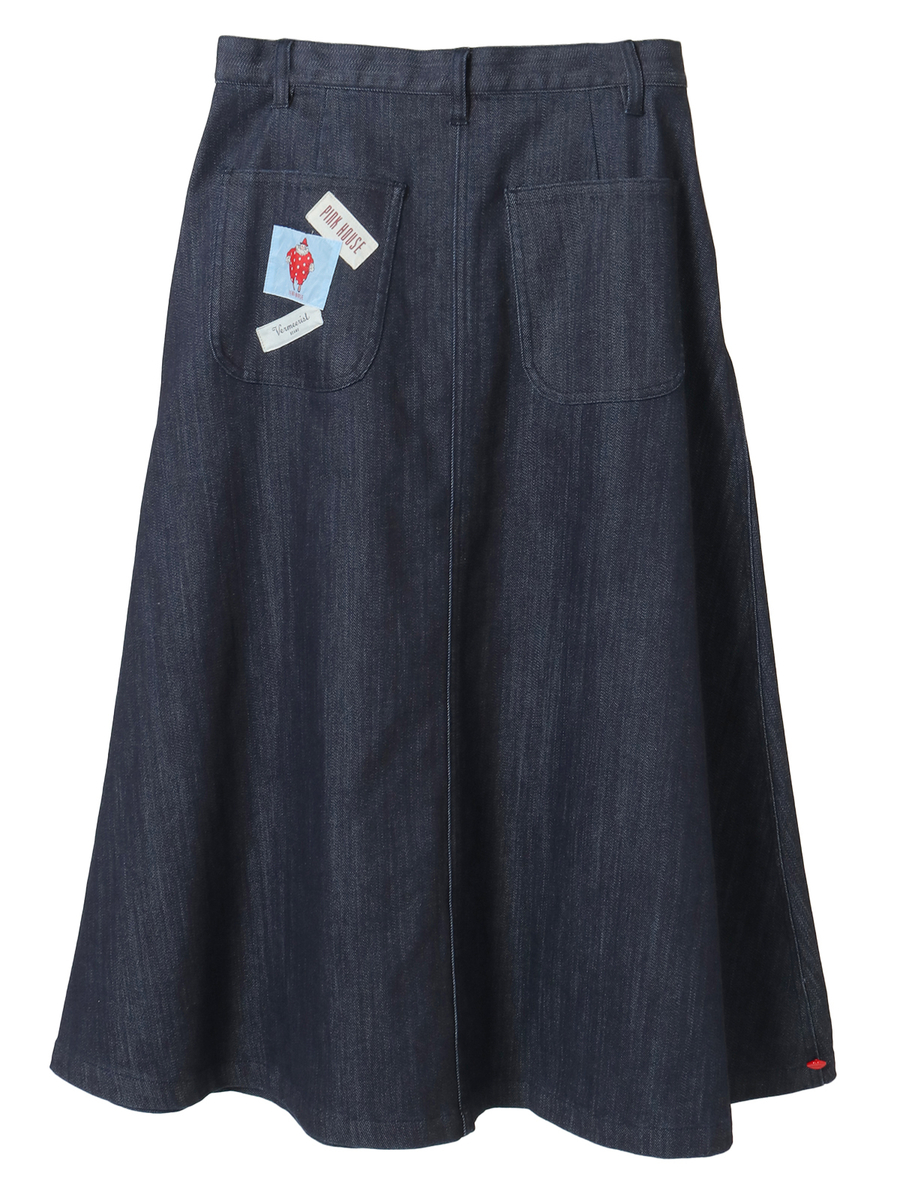 PINK HOUSE &times; Vermeerist BEAMS デニムスカート 詳細画像 インディゴ 2