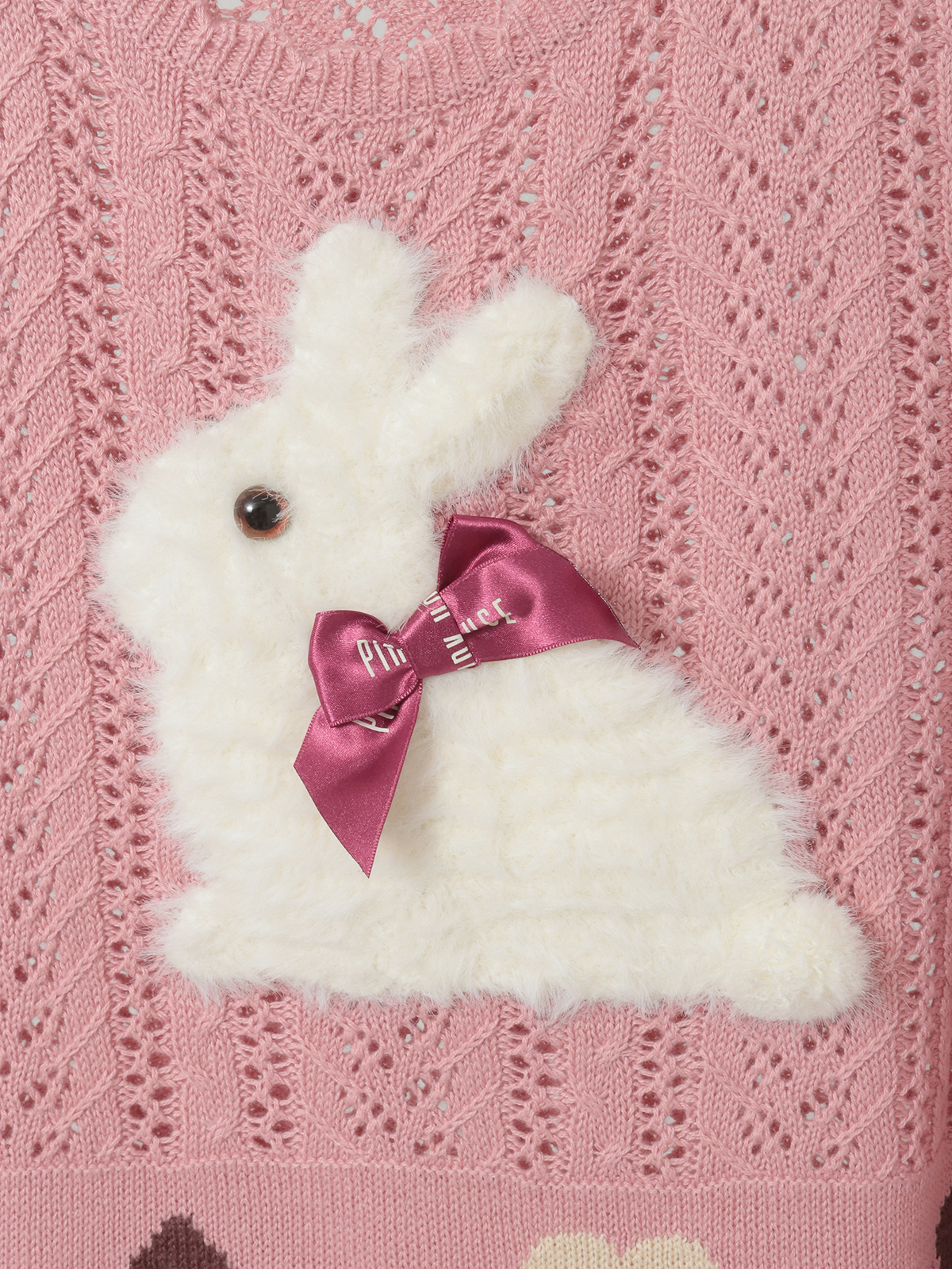 【新品/完売品】ピンクハウス　うさぎベスト Rabbit Marchモチーフニットベスト｜ピンクハウスオフィシャル