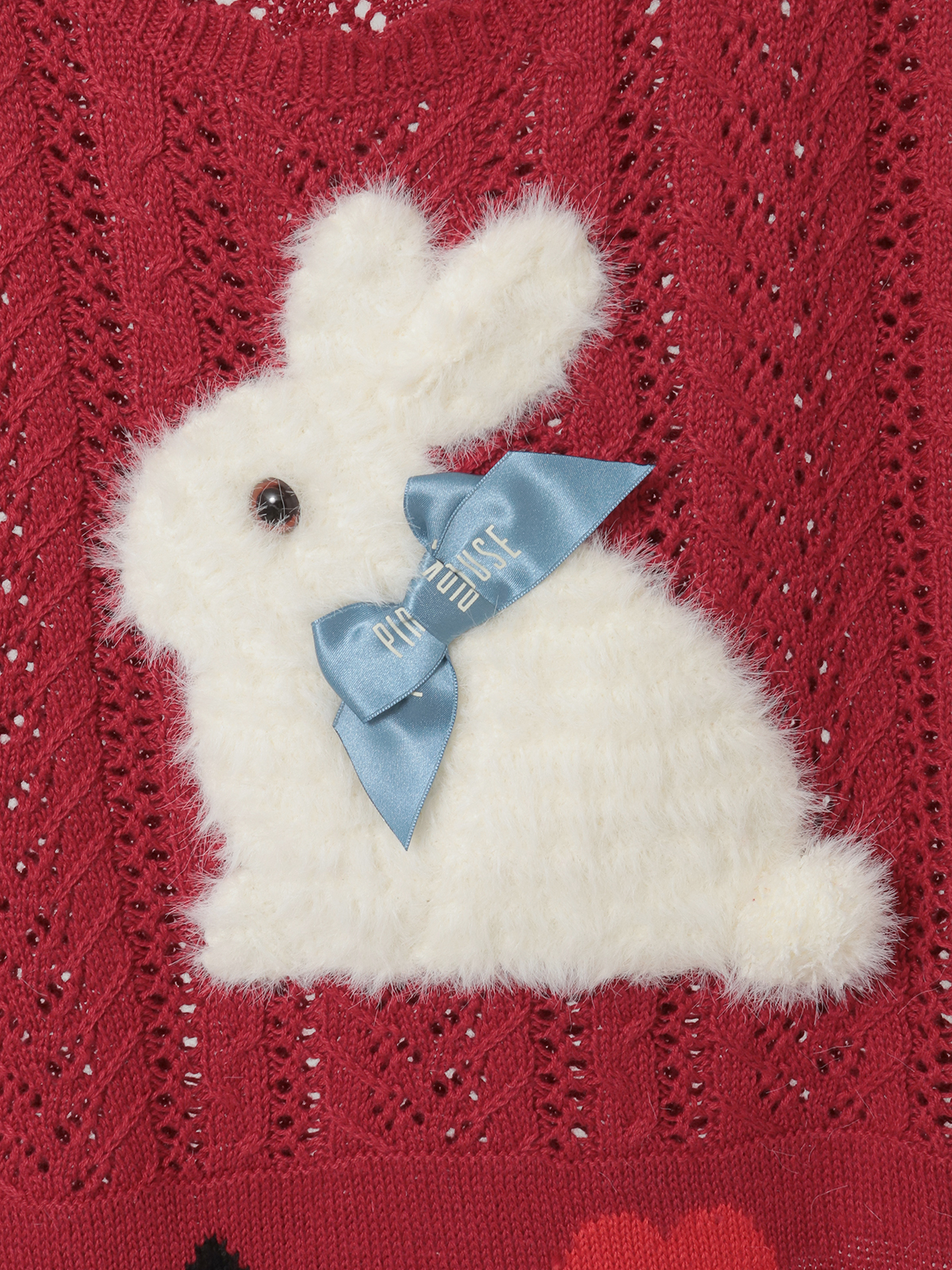Rabbit Marchモチーフニットベスト｜ピンクハウスオフィシャル