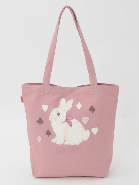 Rabbit Marchプリントバッグ