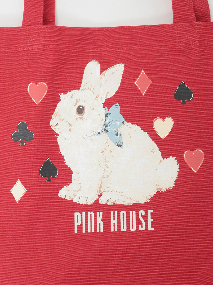 Rabbit Marchプリントバッグ 詳細画像 クロ 7