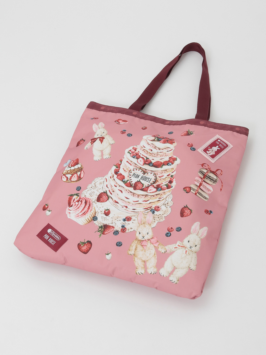 PH CAKE SWEETS RABBIT LARGE EMERALD TOTE 詳細画像 ピンク 4