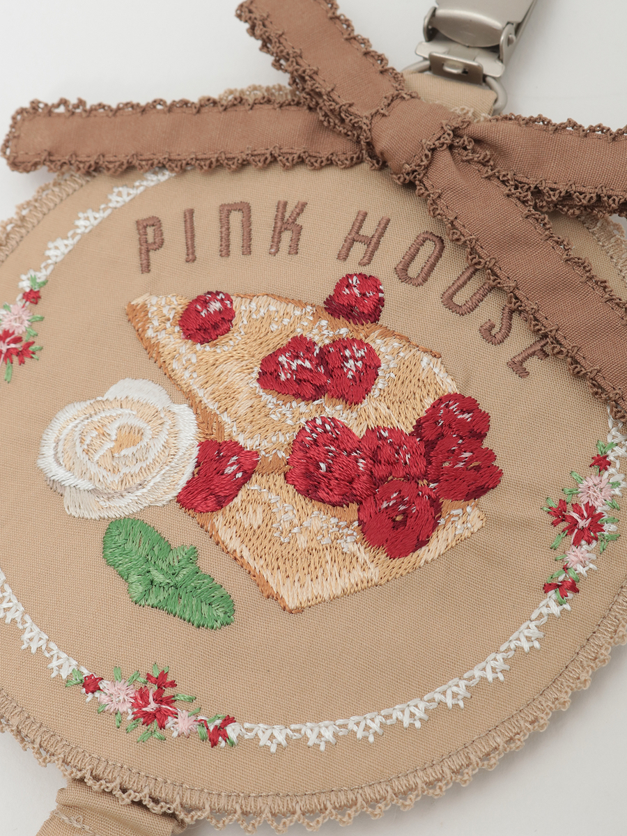 クレープリー刺繍ワッペンサスペンダークリップ 詳細画像 ミルクティ 7