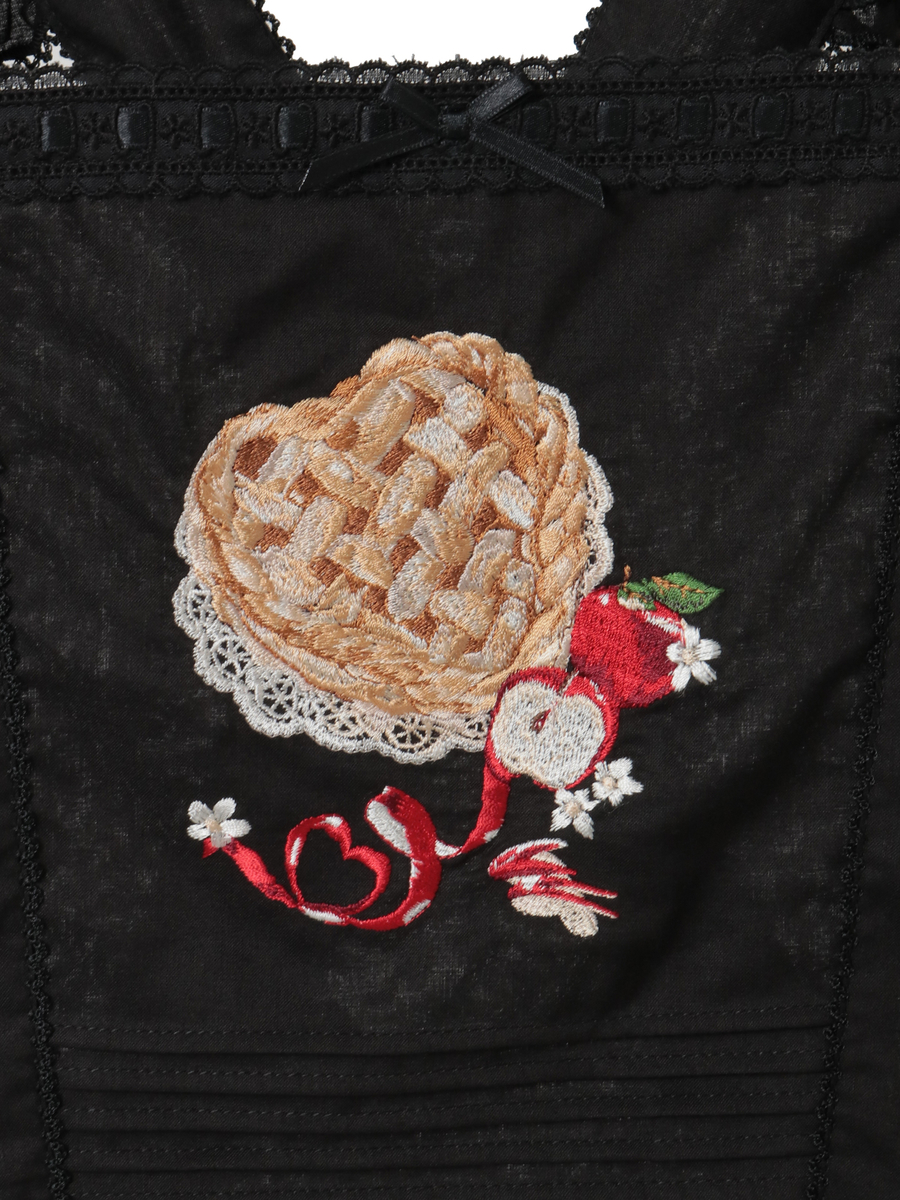 アップルパイ刺繍タブリエ 詳細画像 キナリ 7