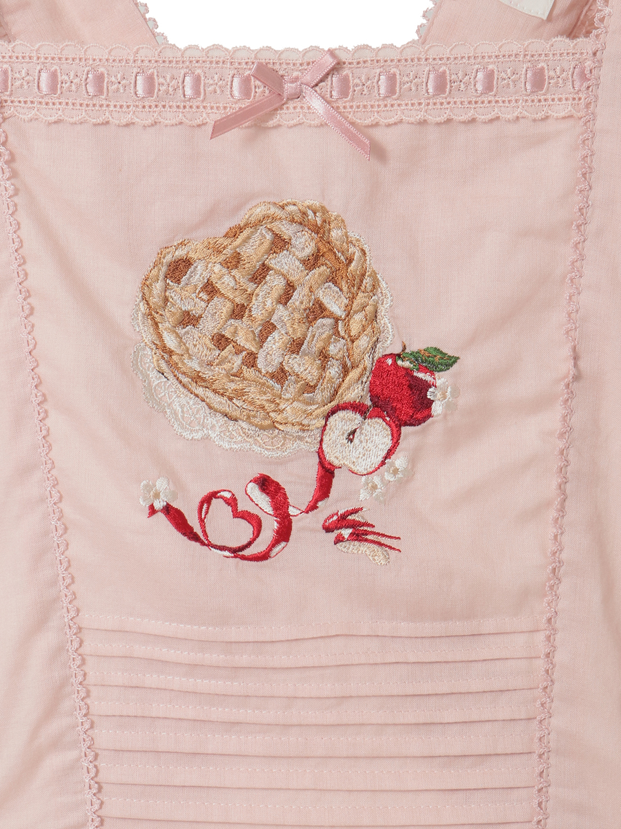 アップルパイ刺繍タブリエ 詳細画像 キナリ 9