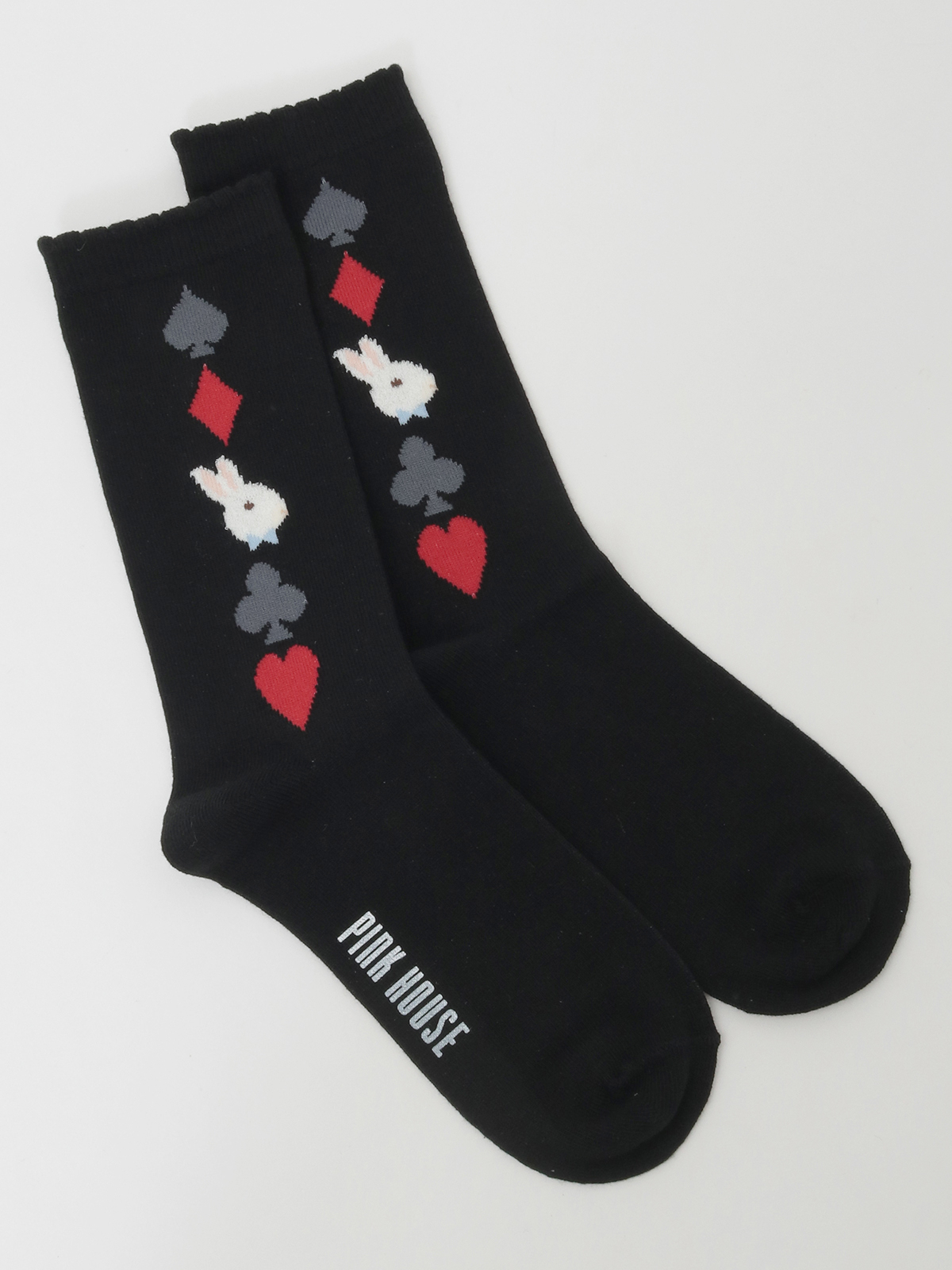 Rabbit March柄ソックス｜ピンクハウスオフィシャルオンラインストア