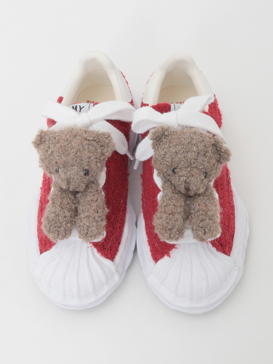 PINK HOUSE&times;Maison MIHARA YASUHIRO "BLAKEY" OG Sole Chenille Embroidey Low-top Sneaker 詳細画像 ホワイト 2