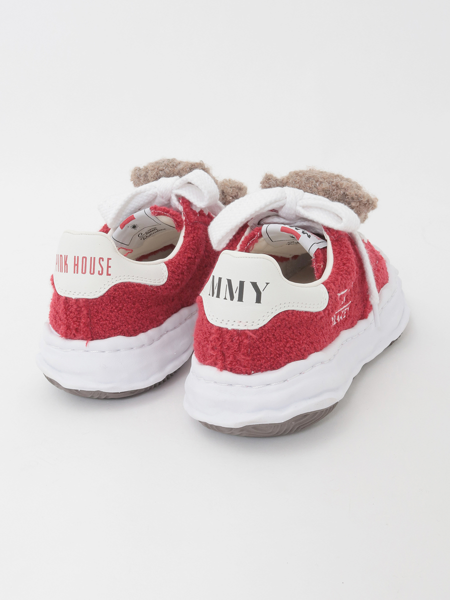 PINK HOUSE&times;Maison MIHARA YASUHIRO "BLAKEY" OG Sole Chenille Embroidey Low-top Sneaker 詳細画像 ホワイト 4