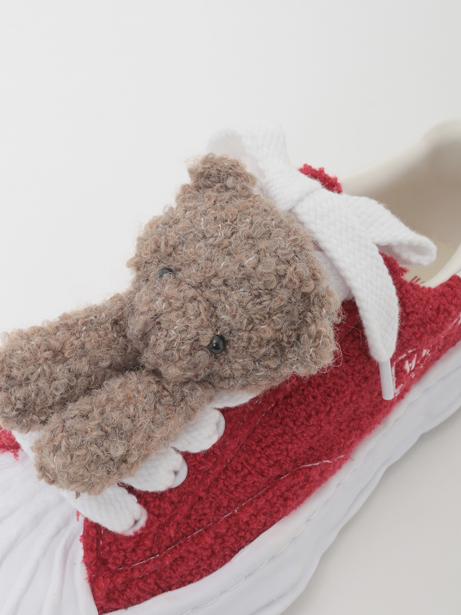 PINK HOUSE&times;Maison MIHARA YASUHIRO "BLAKEY" OG Sole Chenille Embroidey Low-top Sneaker 詳細画像 ホワイト 7