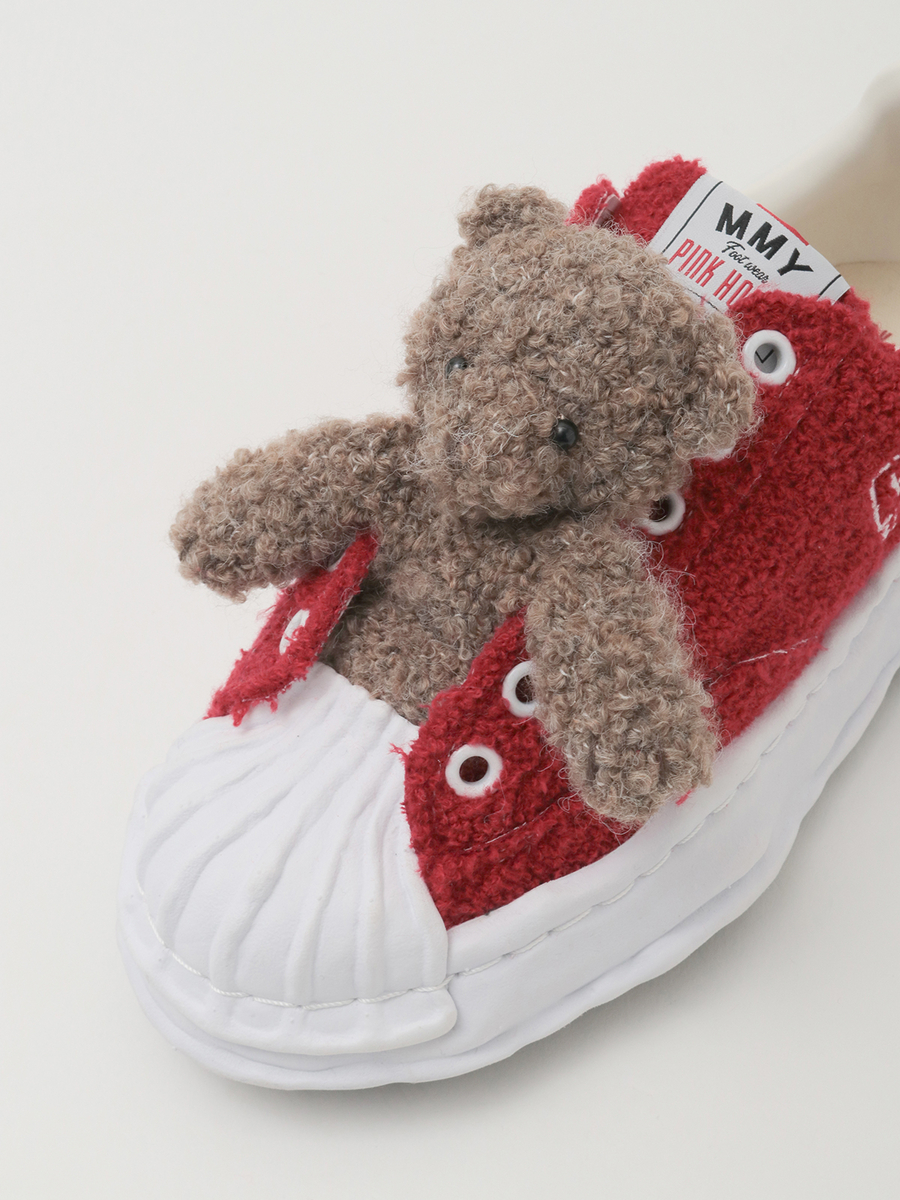 PINK HOUSE&times;Maison MIHARA YASUHIRO "BLAKEY" OG Sole Chenille Embroidey Low-top Sneaker 詳細画像 ホワイト 9
