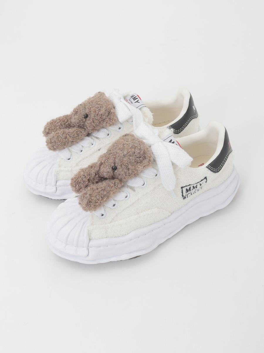 PINK HOUSE&times;Maison MIHARA YASUHIRO "BLAKEY" OG Sole Chenille Embroidey Low-top Sneaker 詳細画像 ホワイト 1