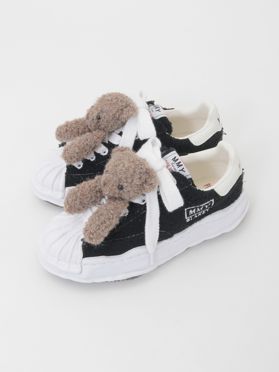 PINK HOUSE&times;Maison MIHARA YASUHIRO "BLAKEY" OG Sole Chenille Embroidey Low-top Sneaker 詳細画像 ブラック 1