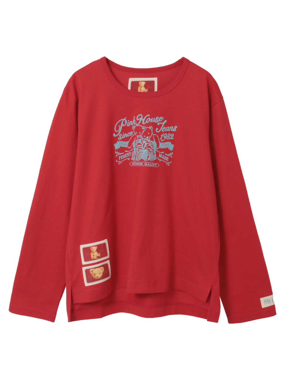 テディベアラベルプリントカットソー｜ピンクハウスオフィシャル