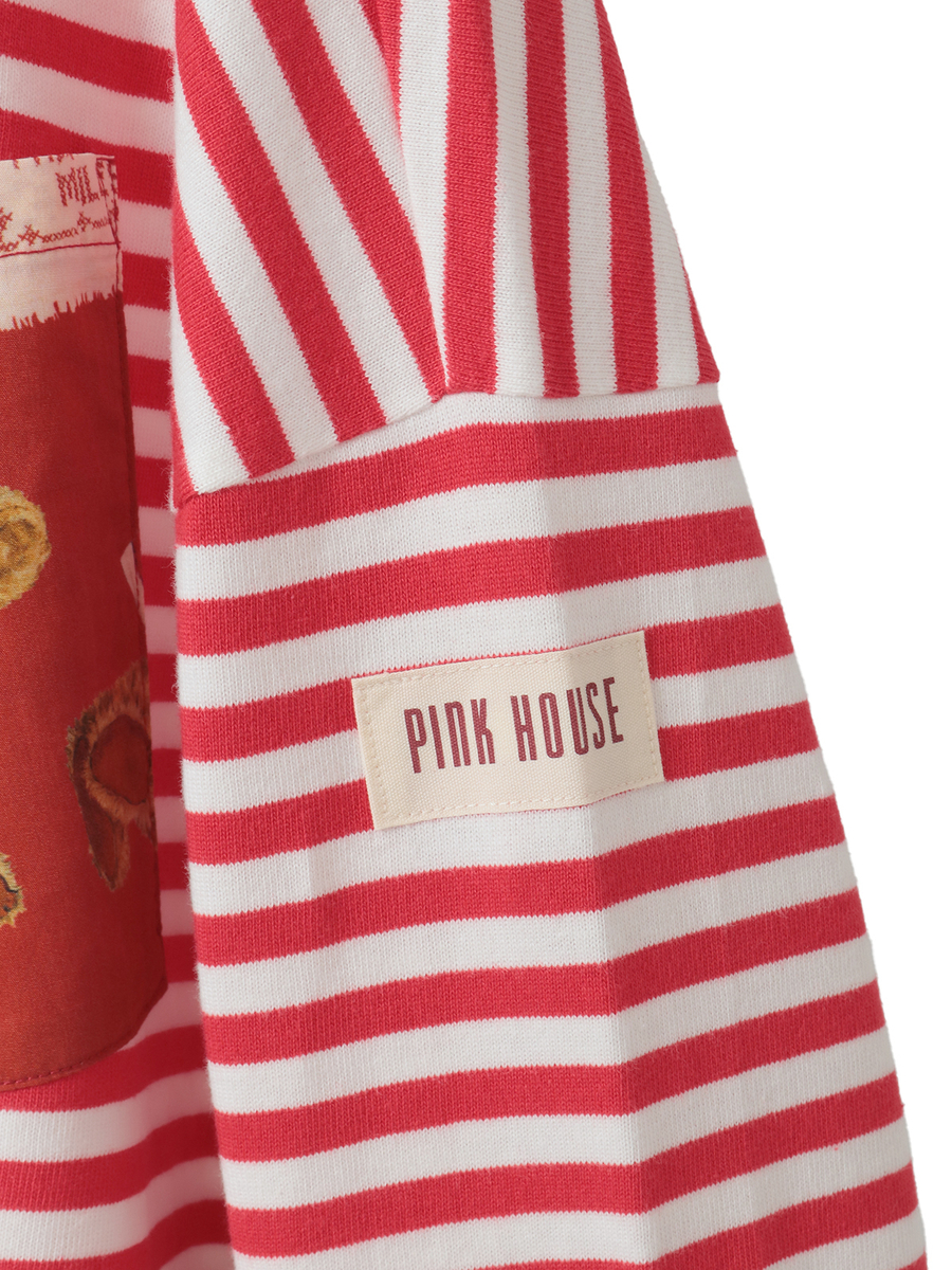 FRAPBOIS meets PINK HOUSE バスクボーダーカットソー 詳細画像 レッド&times;ホワイト 10