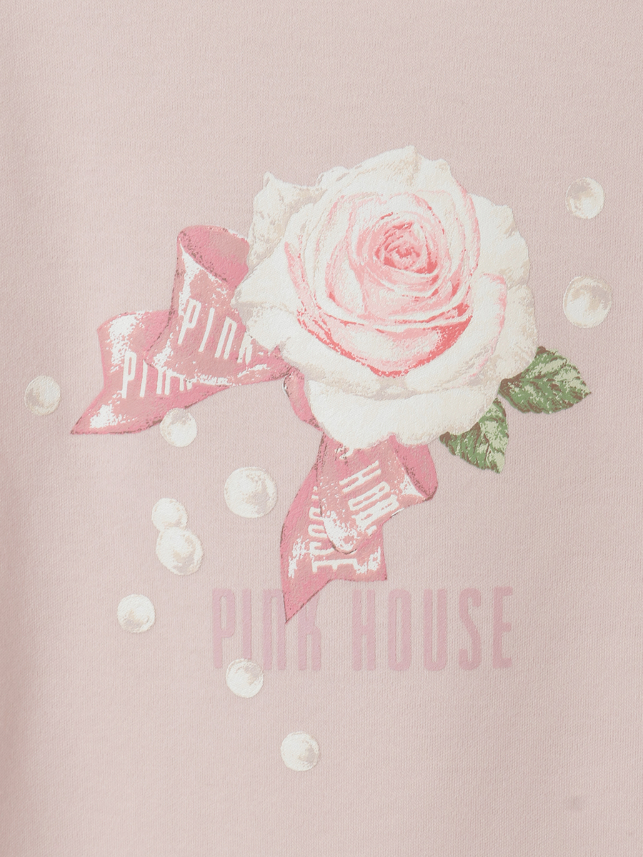 Rose Pearlプリントカットソー 詳細画像 クロ 8