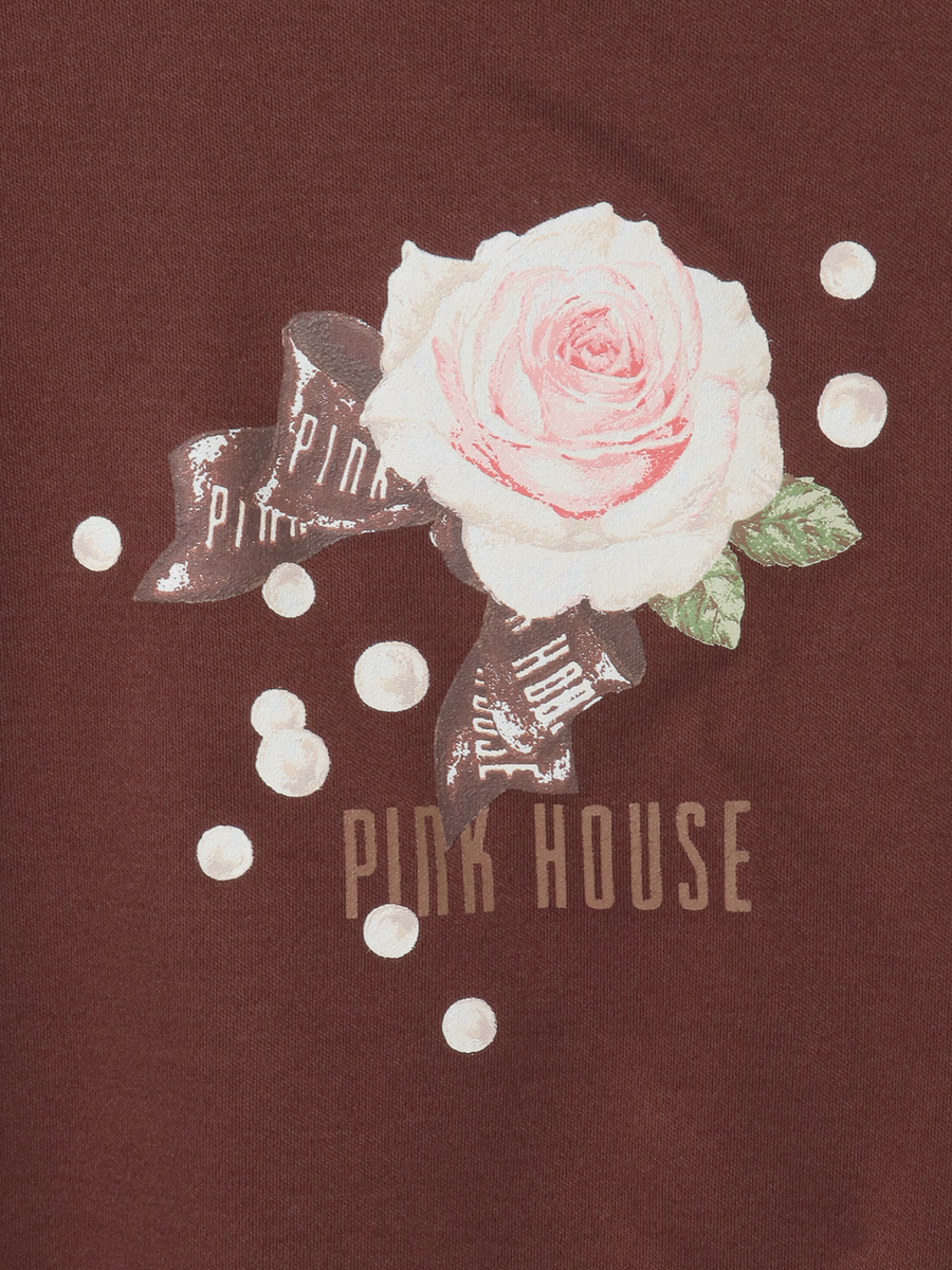 Rose Pearlプリントカットソー 詳細画像 クロ 9