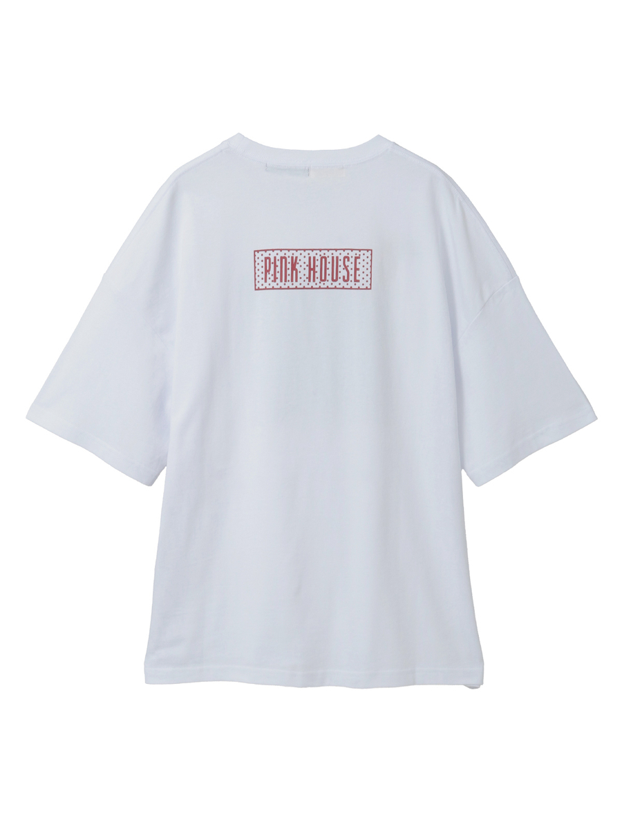 FRAPBOIS meets PINK HOUSE プリントTシャツ 詳細画像 ホワイト 2
