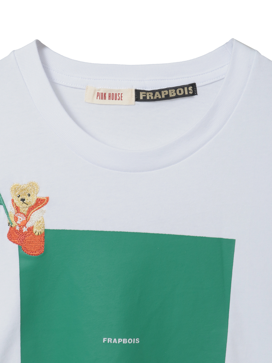 FRAPBOIS meets PINK HOUSE プリントTシャツ 詳細画像 ホワイト 3