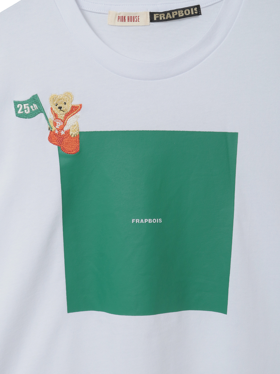 FRAPBOIS meets PINK HOUSE プリントTシャツ 詳細画像 ホワイト 6
