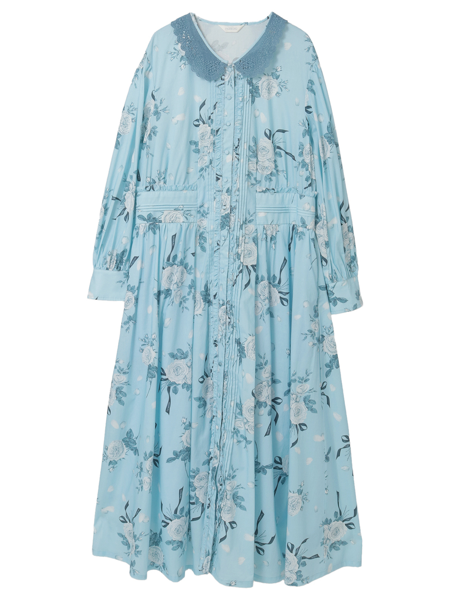 エッチングローズpt.ワンピース 詳細画像 ブルー 1