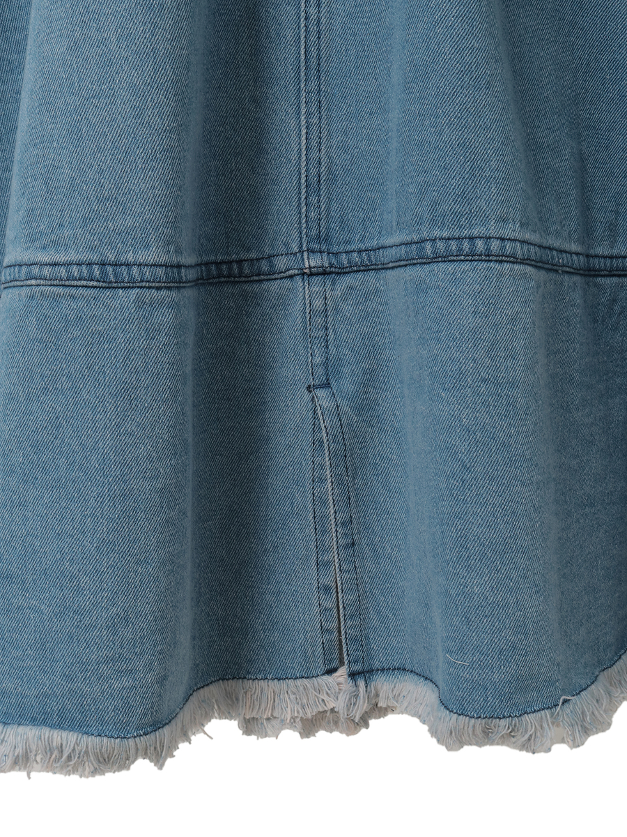 10ozデニムワンピース 詳細画像 オフ 6