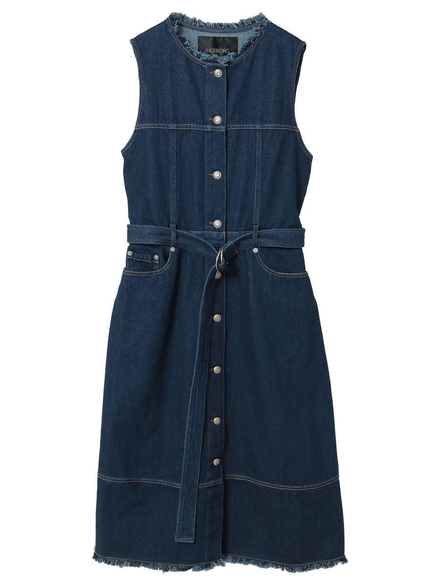 10ozデニムワンピース 詳細画像 インディゴ 1
