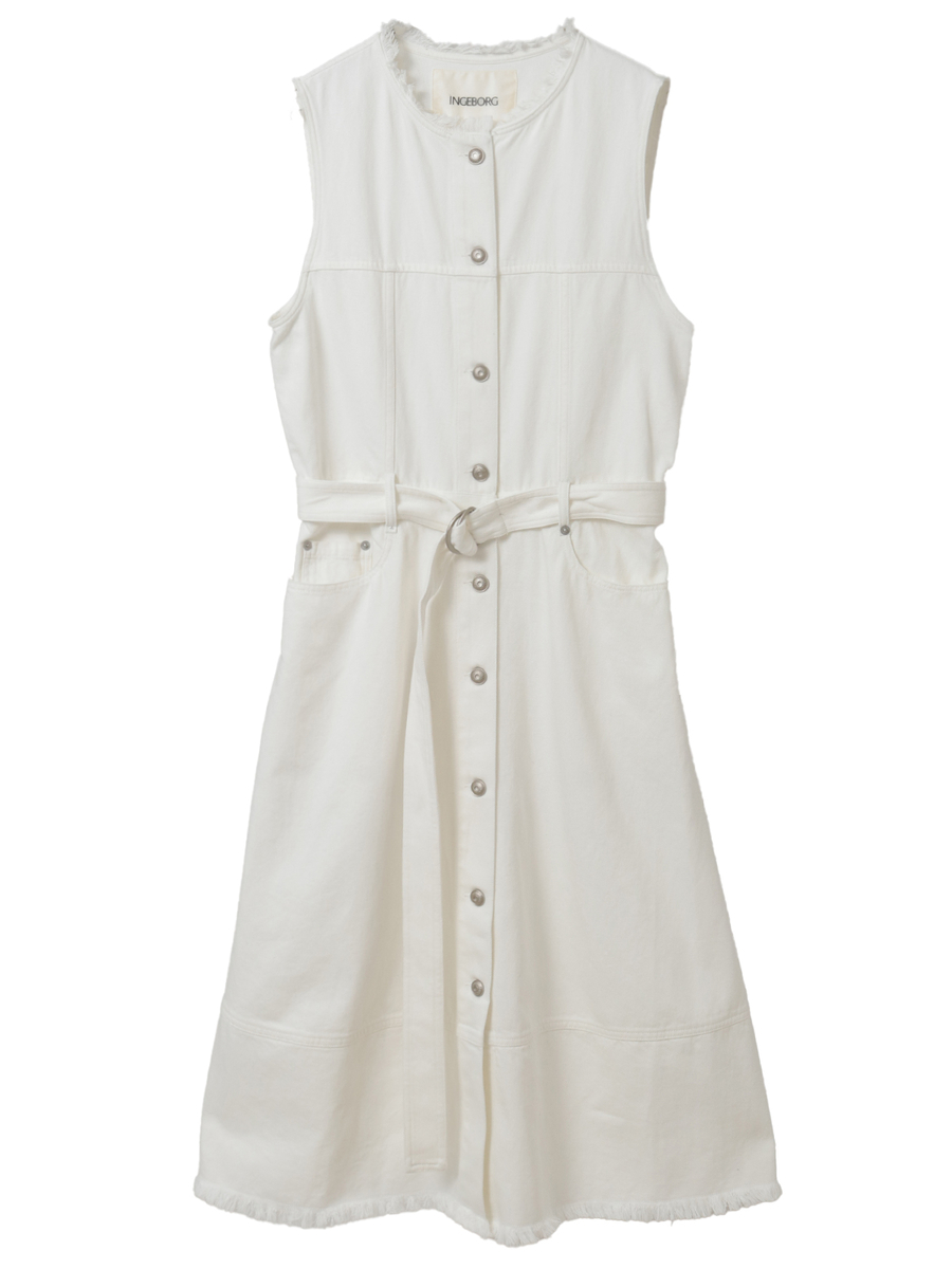 10ozデニムワンピース 詳細画像 オフ 1