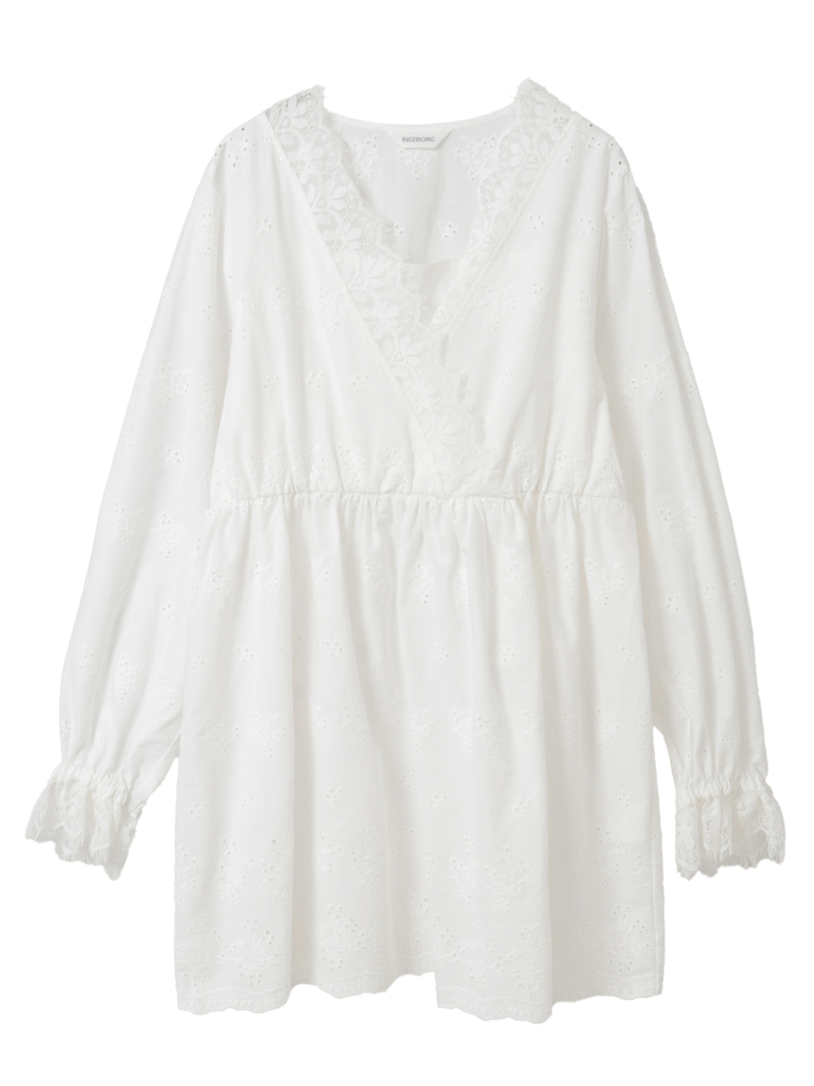 オリジナル刺繍コットンチュニック 詳細画像 オフ 1