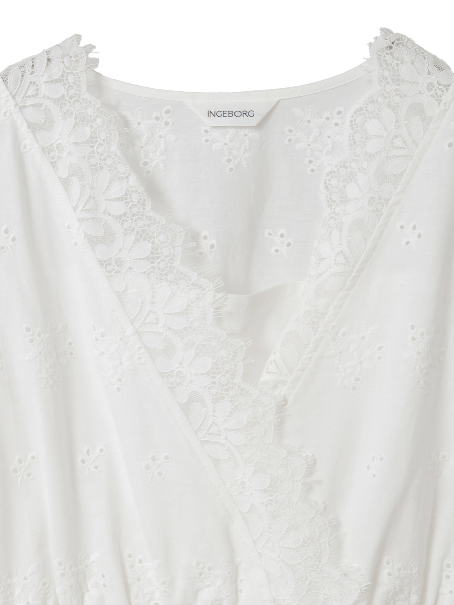 オリジナル刺繍コットンチュニック 詳細画像 オフ 3