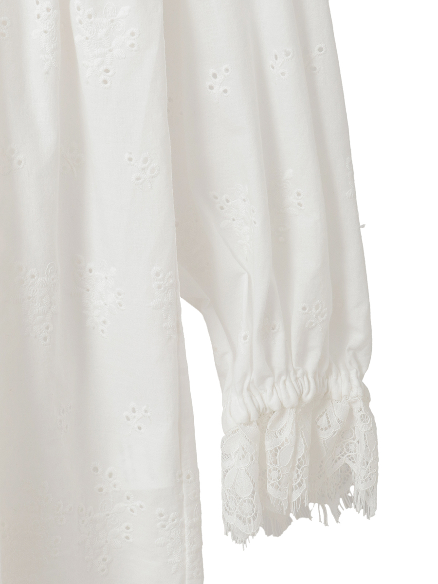 オリジナル刺繍コットンチュニック 詳細画像 オフ 4