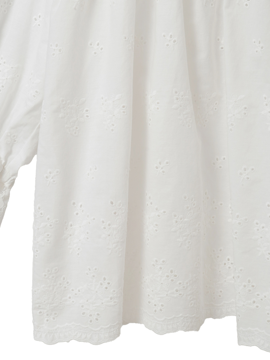 オリジナル刺繍コットンチュニック 詳細画像 オフ 5