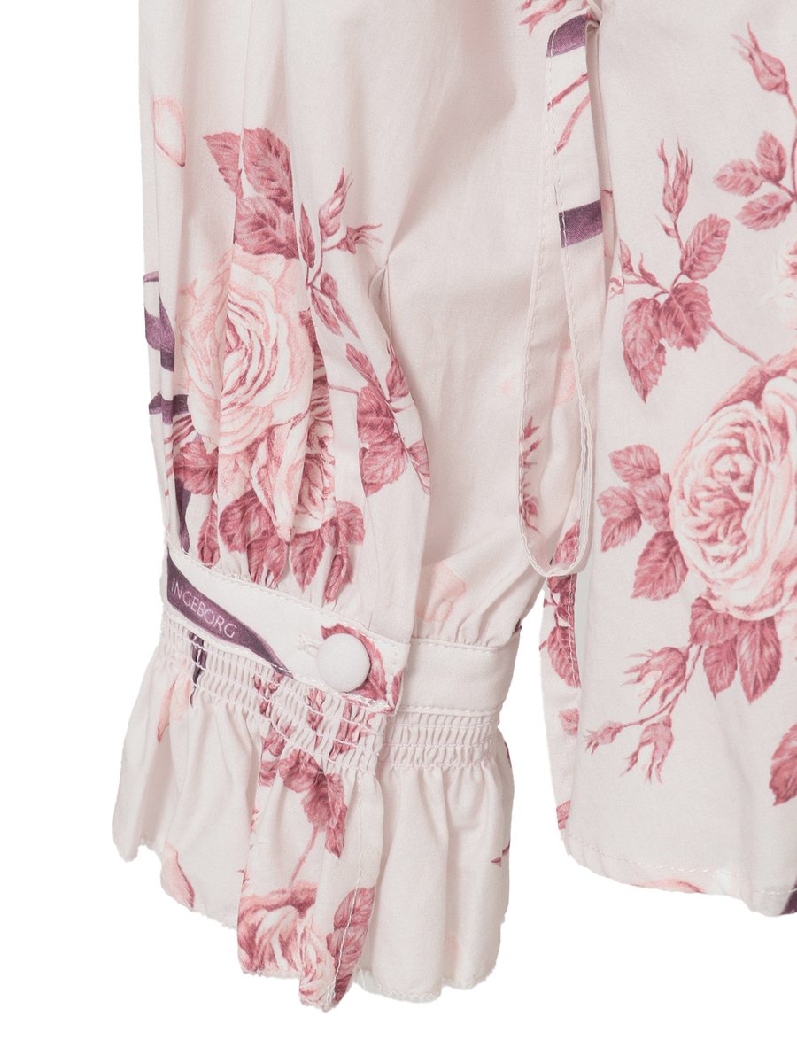 エッチングローズpt.ブラウス 詳細画像 クロ 5