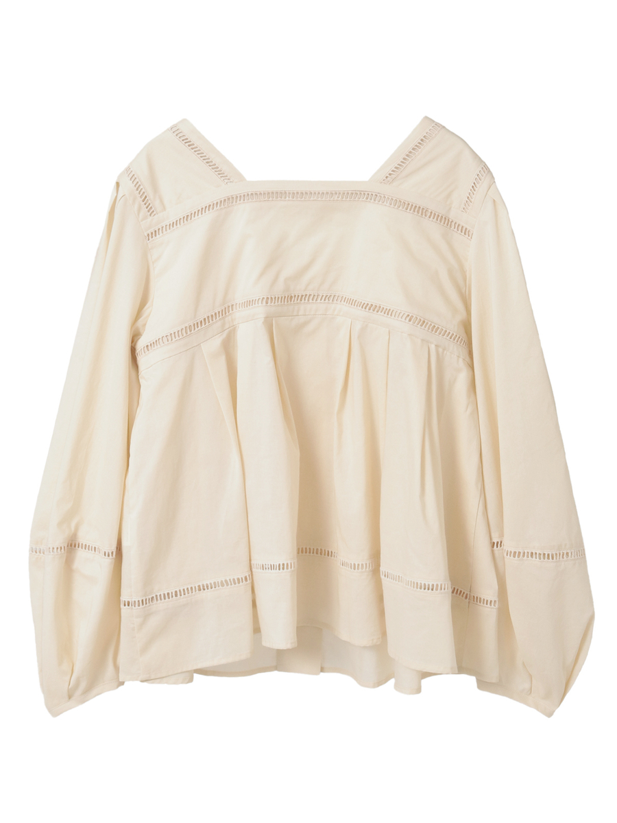 はしごレース使いブラウス 詳細画像 キナリ 2