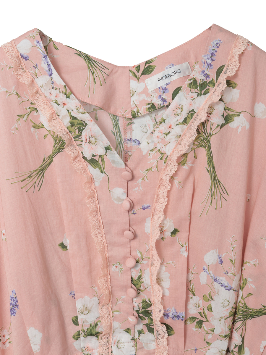 アネモネpt.ブラウス 詳細画像 ピンク 3