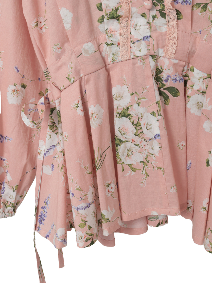 アネモネpt.ブラウス 詳細画像 ピンク 5